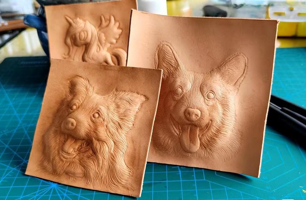 Pet Portrait Leathercraft: Create Modern Arts With Ancient Carving Skills